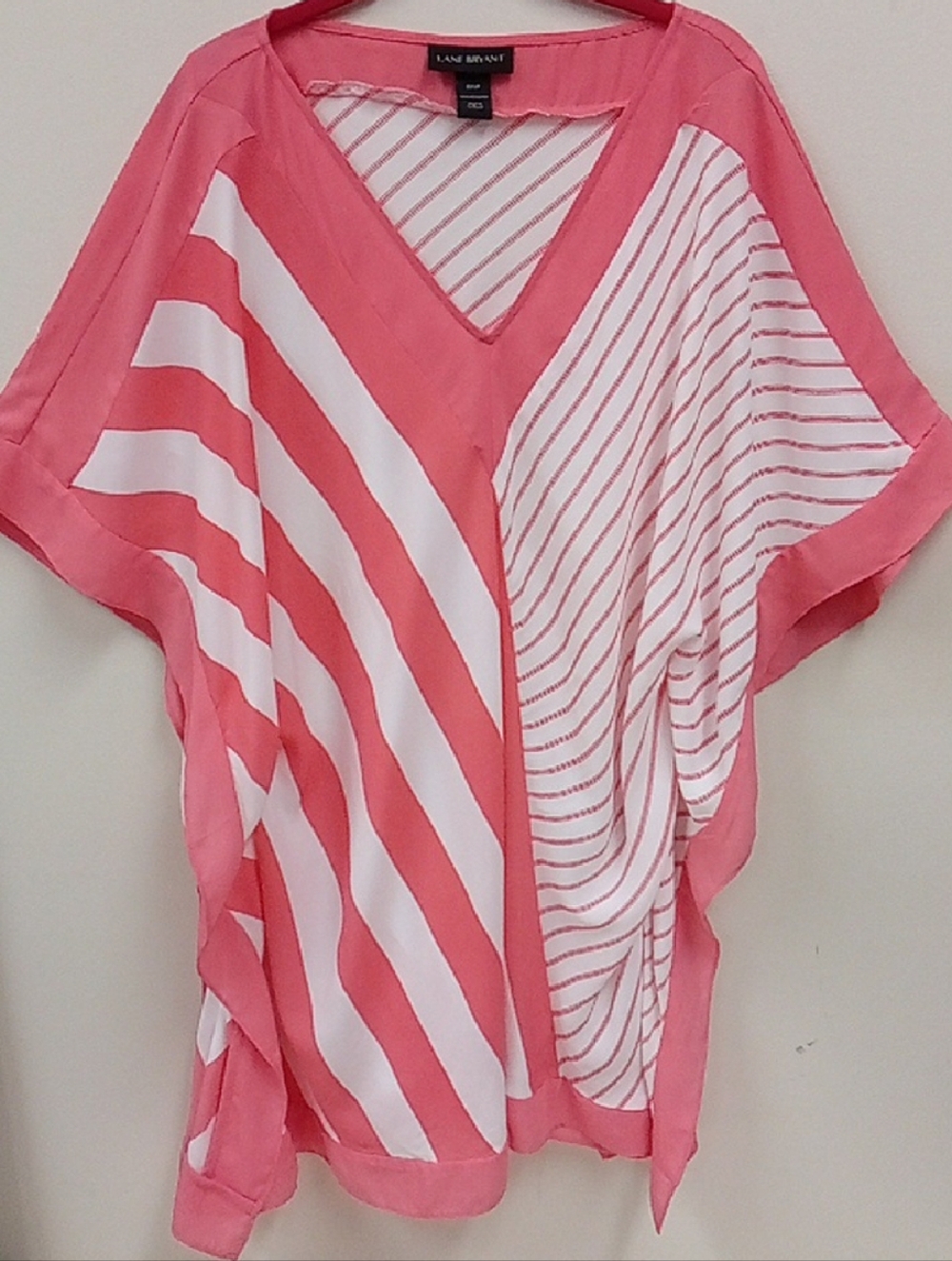 Lane Bryant Scarf Sleeve Blouse 4689 R